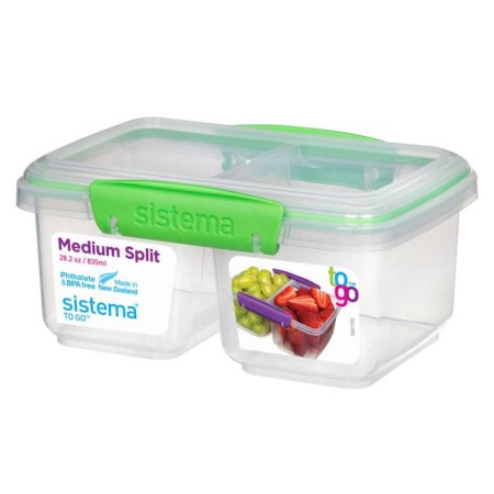 Rectangular two -section container, 835 ml-13