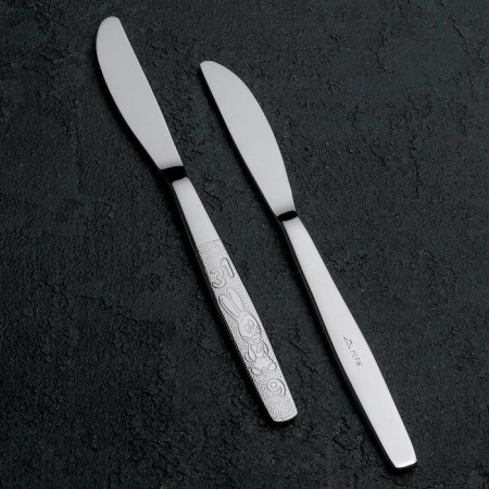Knife Detacle "Fidget", h = 17.5 cm, thickness 2 mm, silver color