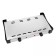 Electric tile KitFort KT-180, 2000 watts, 2 burners, gray-black