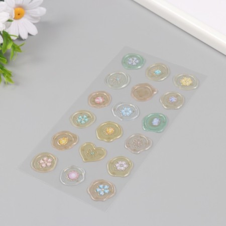 Stickers for creativity plastic "Light wealth" 9.3x20.4 cm-2