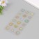 Stickers for creativity plastic "Light wealth" 9.3x20.4 cm
