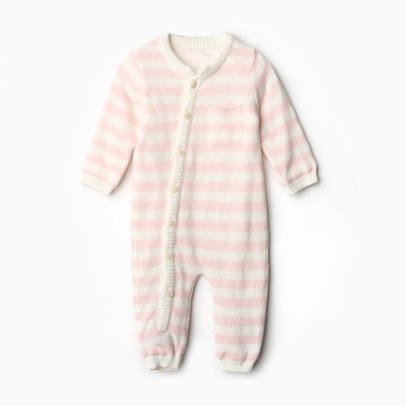 Combineson children, white/pink color, height 68 cm