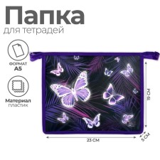 Folder for notebooks A5, 230 x 190 x 50 mm, lightning from above, plastic, calligrata 