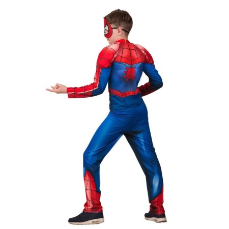 Carnival costume "Spider Man", jacket, trousers, mask, r.36, height 146 cm-1