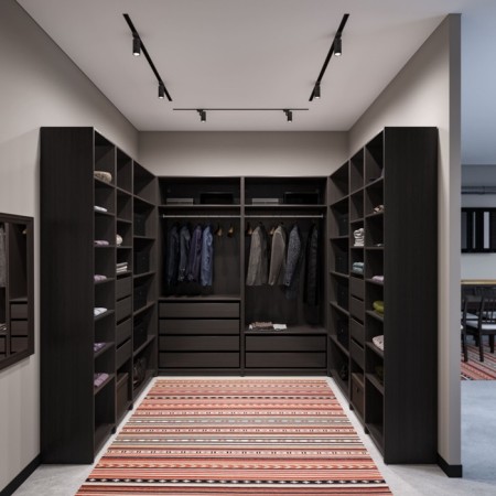 Shelf in a single -door cabinet "Max", 500 × 580 × 18 mm, color of oak wenge-3