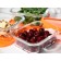 Set of glass containers, orange color, 3 pcs.