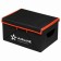 Organizer with a lid in the trunk, folding, 46x19x32 cm, 28 l, black/orange