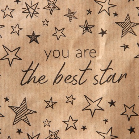 Package package, packaging, crafting, “stars” 20 x 24 x 6 cm without a window-4
