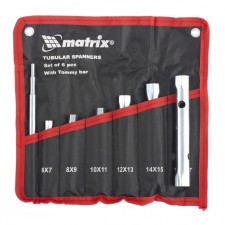 Set of keys Matrix 13719, tubular, end, 7 items