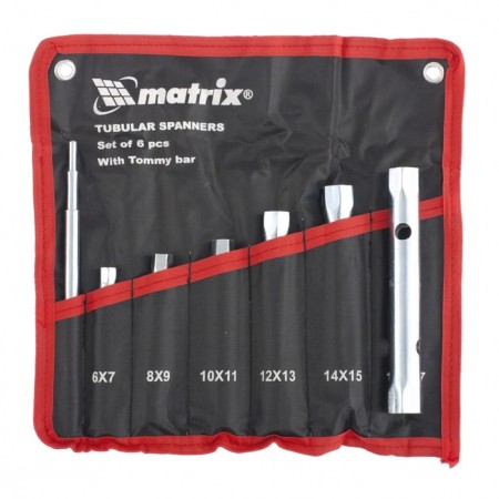 Set of keys Matrix 13719, tubular, end, 7 items