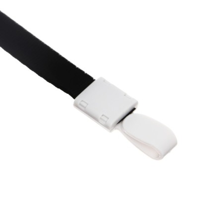 Badge tape, Shirin-10 mm, length-80 cm, with plastic holder, black-1
