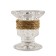Glass candlestick, for high holy, 5 × 5.5 cm