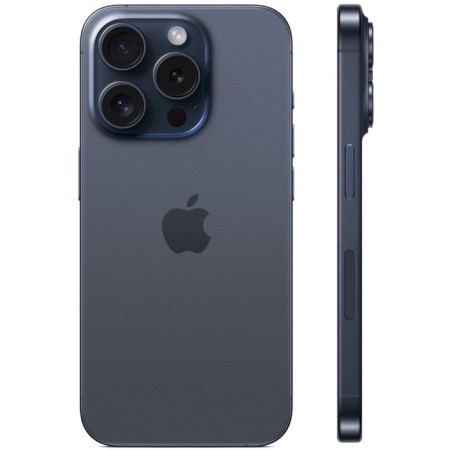 Smartphone Apple A3104 iPhone 15 Pro 256GB Blue Titan Monoblock 3G 2SIM 6.1 "1179X2556 iOS 17 48MPI-1