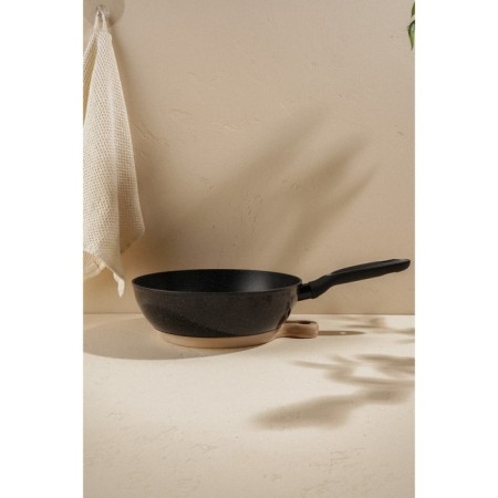 Aluminum pan with high side SL Home, D = 28 cm, h = 7.5 cm, anti -stick coating, induction, black color-7