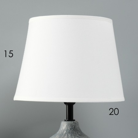 Table lamp "Thesis" 1x40W E14 gray 20x20x32cm-3