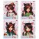 Notebook of 40 sheets in the cage "Cat Girl", cover coated cardboard, offset block 65g/m2, mix