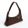 Bag Women's Baget with zipper, brown color