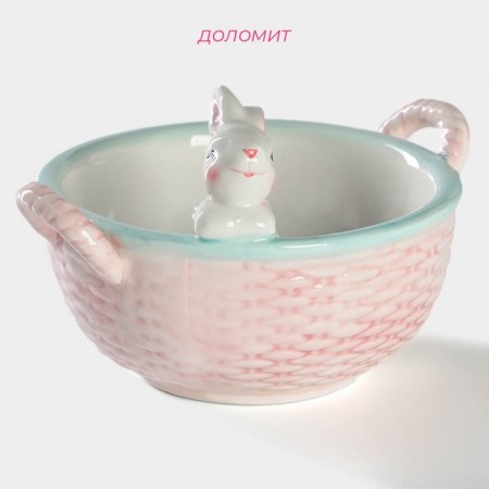 Bunny candy, 800 ml, 19.5 × 16.5 × 12.5 cm, pink color-1