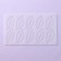 Chocolate form “Cherry Leaves”, silicone, 10 cells, 23 × 13 × 0.3 cm, the color is transparent