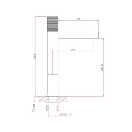 Bronze de Luxe Avantgarde 2030MH shell mixer, pour 150 mm, brass-5