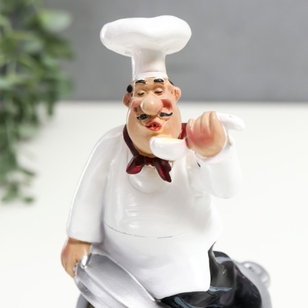 Souvenir Polystone "Cook on the pan - removes the test" 18.3x9.3 cm-5