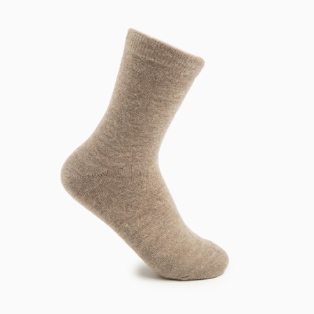 Women's socks "Super fine", beige color, size 38-40