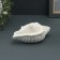 Steel stand - Climb "Shell Rawn" 12x15x5cm, white