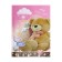 Notebook in a gift box, on a lock, A6, 50 sheets, line "Bear", mix