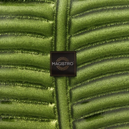 Glass plate Magistro "Paporotnik", 14.5 × 14 × 1.8 cm, green green-5
