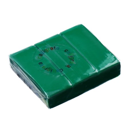 Polymer clay 50g "Calligrata" green intens-1
