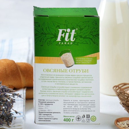 Bran fitparad, oatmeal, 400 g-2