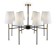 Caustra Freya Fr5196PL-08BBS TIDA, 830x830x475 mm, E14, 8x40W, black color and brass