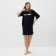 Women's home dress "New York", black color, size 52