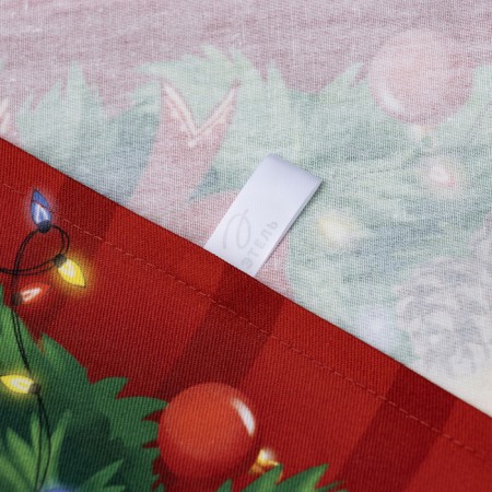 Ethel Kitchen towel "New Year's Wreath" 40x70 cm, 100% HL, sarzha 190 g/m2-1