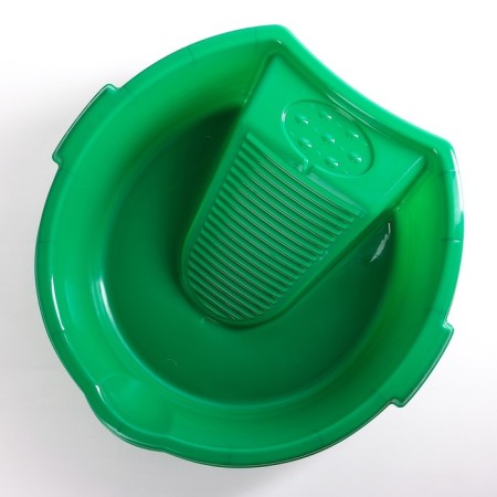 Round pelvis for washing "hostess", 10 l, color mix-8