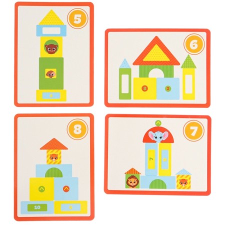 Children's developing game "Little Builder / Transport", EVA + cards, types of mix, crumb I-9