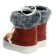 Suspension "Boot", brown color