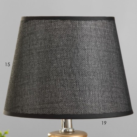 Alena table lamp E14 40W Black-Zoloto 23x23x35 cm Risalux-2