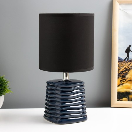 Sinbol table lamp E14 40W blue 14x14x26.5 cm Risalux