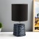 Sinbol table lamp E14 40W blue 14x14x26.5 cm Risalux
