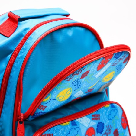 School backpack with an ergonomic back, 37x26x15 cm, Spider-Man-8