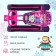 Snow -chapel "Fairytale Patrol", SSP2, with a back and a seat belt, purple/pink