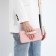 Women's wallet on lightning, pink color