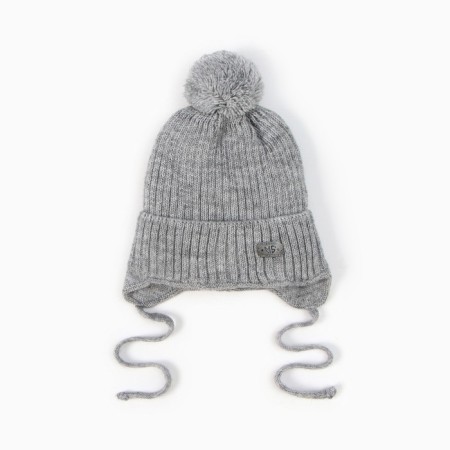 Children's hat, light gray, size 52-54