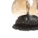 Bra "Roger" E27 40W black 20x18x37 cm