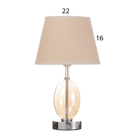 Table lamp "Isolda" 1x40W E27 Shampan 22.5x22.5x38cm-5