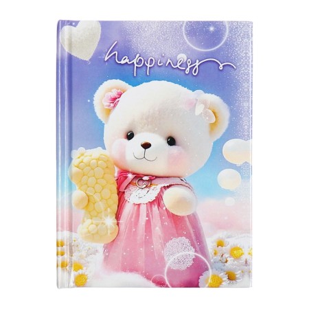 Gift notebook, 45 sheets, line, on the castle of the bear (16.3x12.7cm)-1