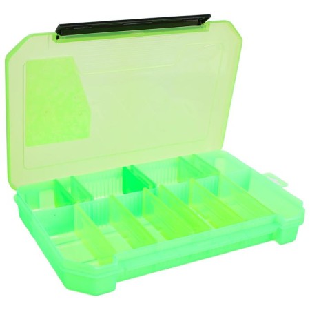 Box for baits KDP-4, green color, 340 × 215 × 50 mm-1