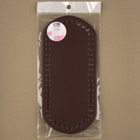 Donce for a bag, 22 × 10 × 0.3 cm, brown color-2