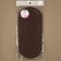 Donce for a bag, 22 × 10 × 0.3 cm, brown color